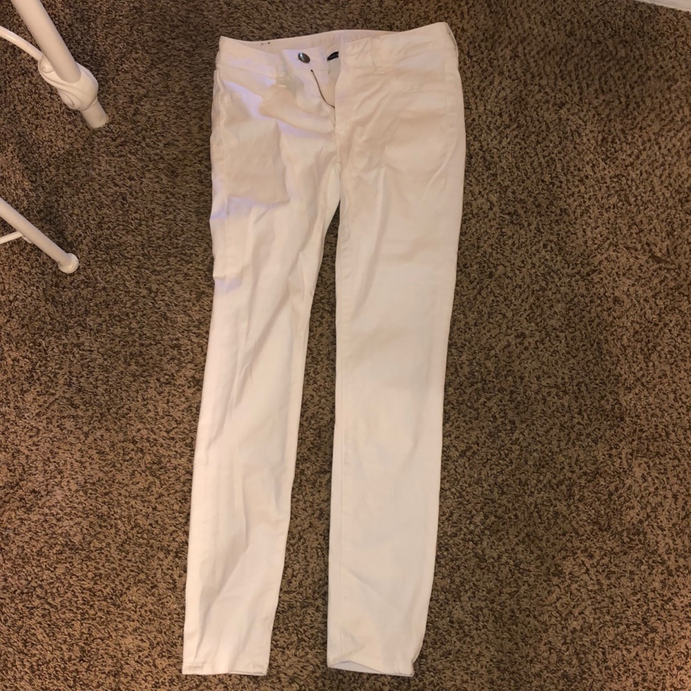 American Eagle super stretch white jegging